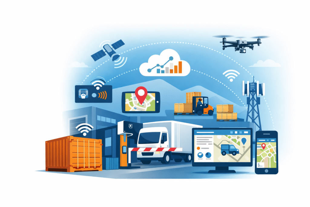 automation solutions using RFID, IoT, real-time tracking,